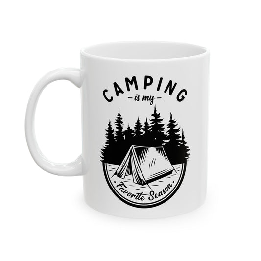 Outdoor Hiking Scene Ceramic Mug, (11oz, 15oz)