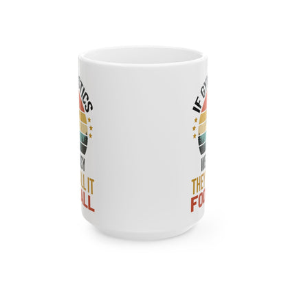 If Gymnastics Were Easy White Mug, (11oz, 15oz)