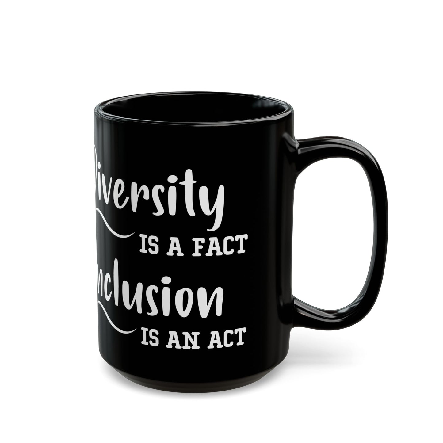 Driversity Is A Fact Black Mug (11oz, 15oz)