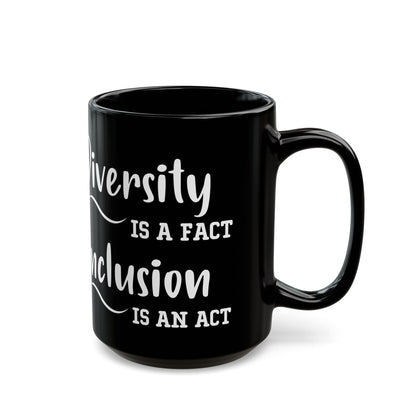 Driversity Is A Fact Black Mug (11oz, 15oz)