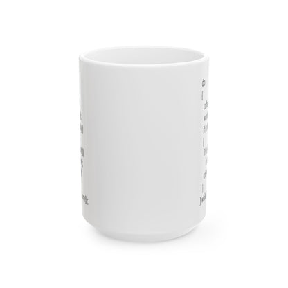 White Programmer Mug – Funny Coding Loop Gift for Developers