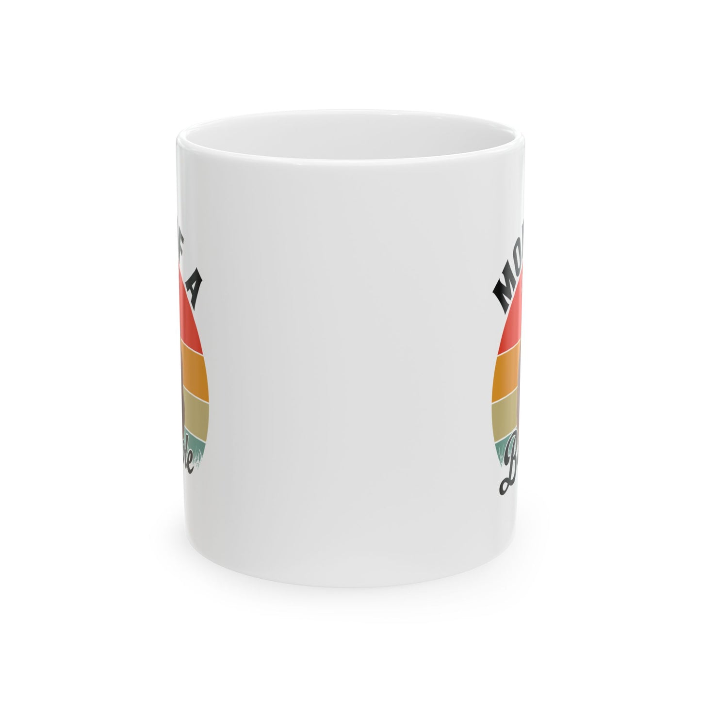 Mom of a Basshole White Mug – Funny Gift for Basset Hound Dog Moms