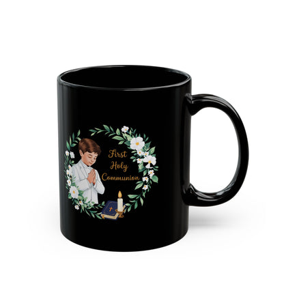 First Holy Communion day  Black Mug (11oz, 15oz)