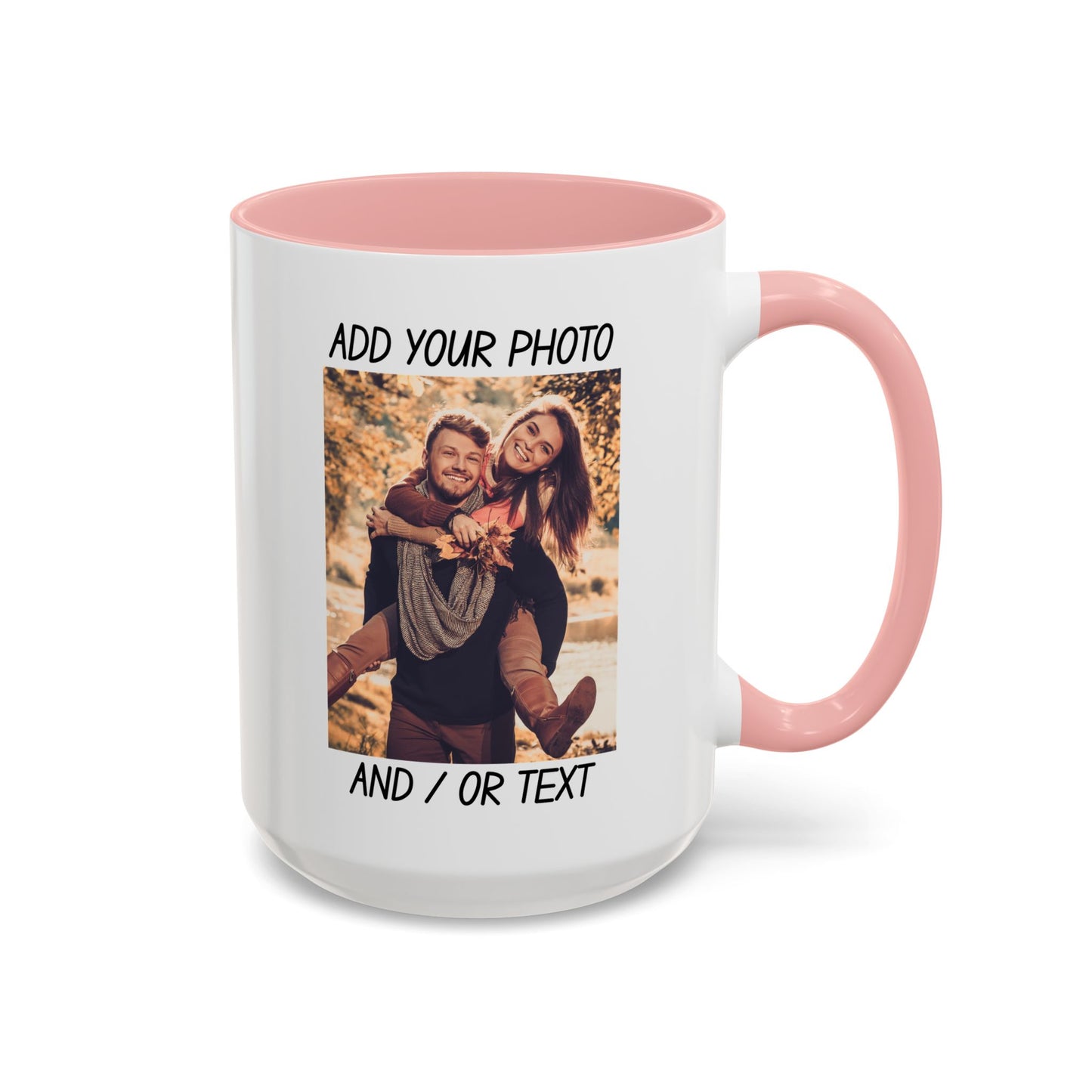 Fall Couple Mug – Cozy Autumn Love Gift for Him or Her Accent Coffee Mug (11, 15oz)