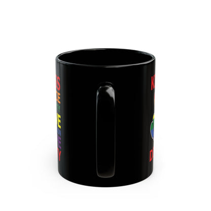 Kindness Peace Equality Love Inclusion Hope Driversity Black Mug (11oz, 15oz)