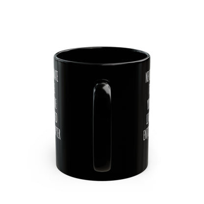Never Underestimate the Difference You Made Black Mug – Inspirational Retirement Gift