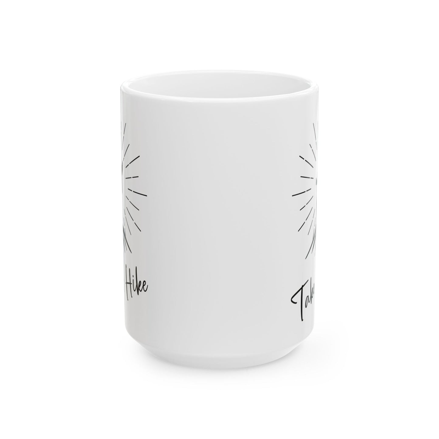 Funny Hiking Lover Adventure Tee for Outdoor Enthusiasts Ceramic Mug, (11oz, 15oz)