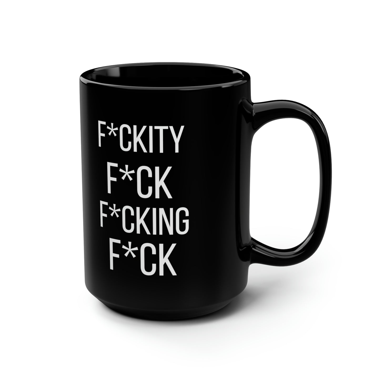 Fckity Fck Coffee Mug – Funny Swear Word Cup Sarcastic Gag Gift for Friends & Coworkers