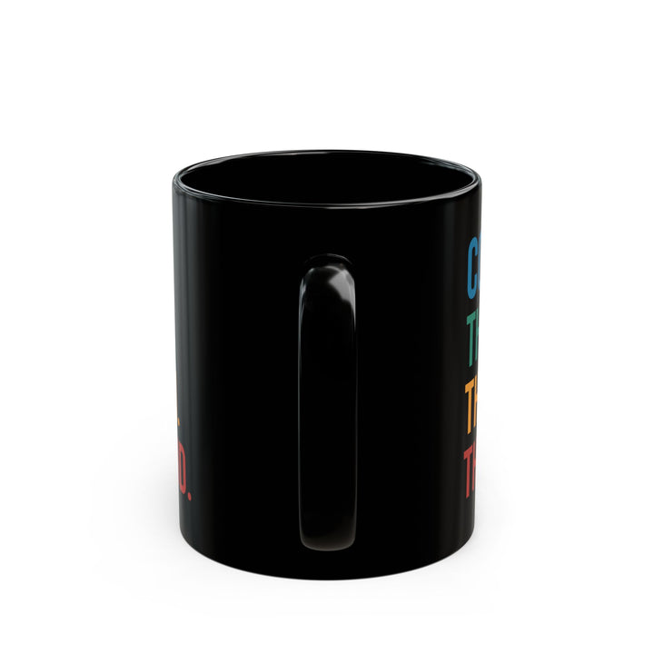 The Man The Myth The Legend Mug – Bold Typography Black Coffee Cup