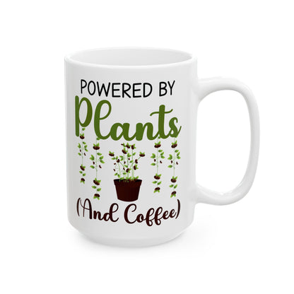 Funny White Coffee Cup for Gardeners & Plant Lovers – Cute Gift Idea for Coffee & Nature Fans