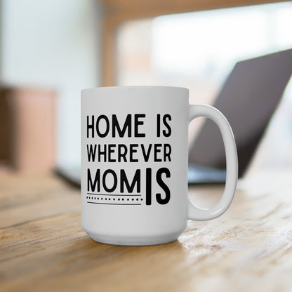Home Is Wherever Mom Is Mug – A Heartwarming Gift for Mom