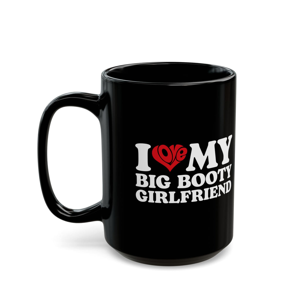 Funny Black Coffee Cup – Bold Gift for Boyfriend or Couple Humor