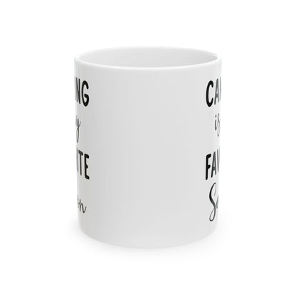 Camping Adventures Ceramic Mug, (11oz, 15oz)