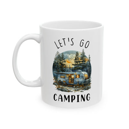 Vintage Camper Adventure Shirt Ceramic Mug, (11oz, 15oz)