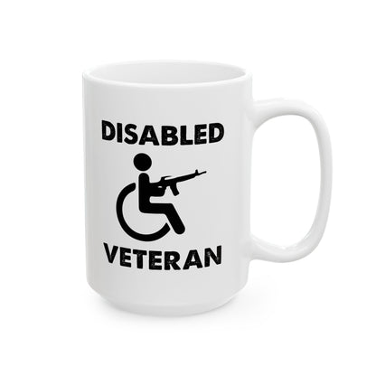 Bold Patriotic Gift for Military Heroes – Funny Wheelchair Rifle Design