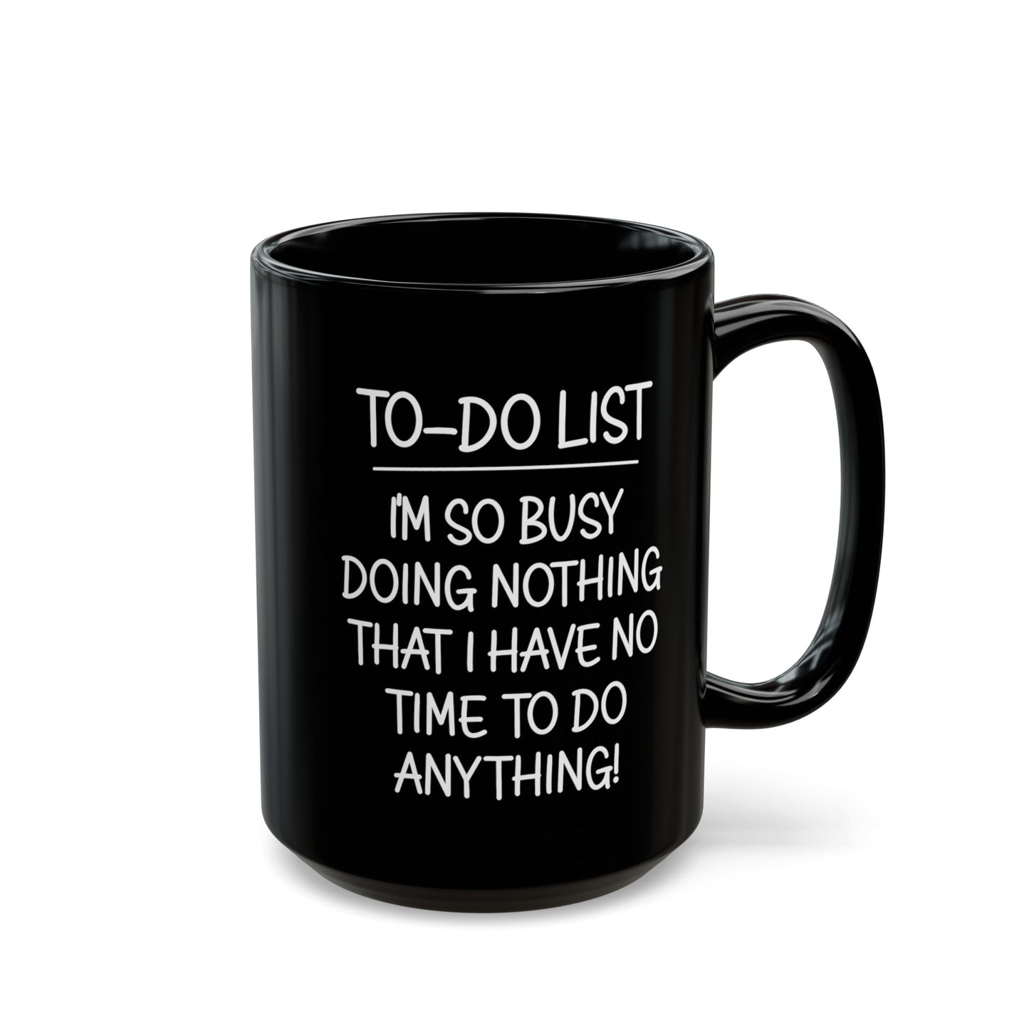 To-Do List Mug – Funny To-Do List Coffee Cup for Busy People and Procrastinators