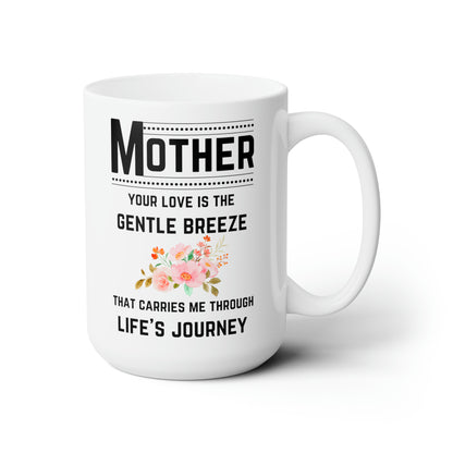 White Ceramic Mug – Meaningful Gift for Mom