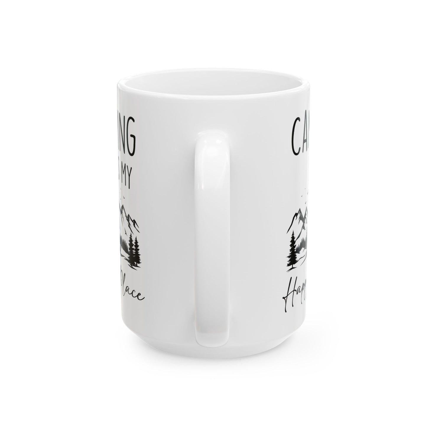 Rustic Camping Adventure Design Ceramic Mug, (11oz, 15oz)