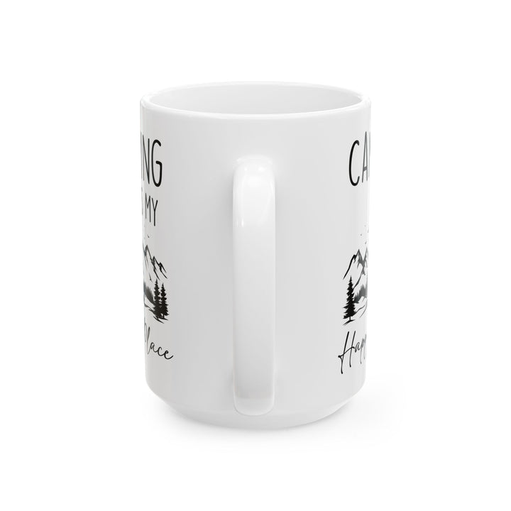 Rustic Camping Adventure Design Ceramic Mug, (11oz, 15oz)