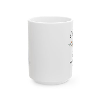 Personalized First Communion Mug – Floral Gift with Name & Date