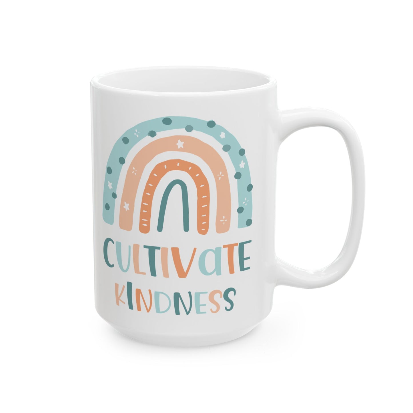 Cultivate Kindness White Mug, (11oz, 15oz)
